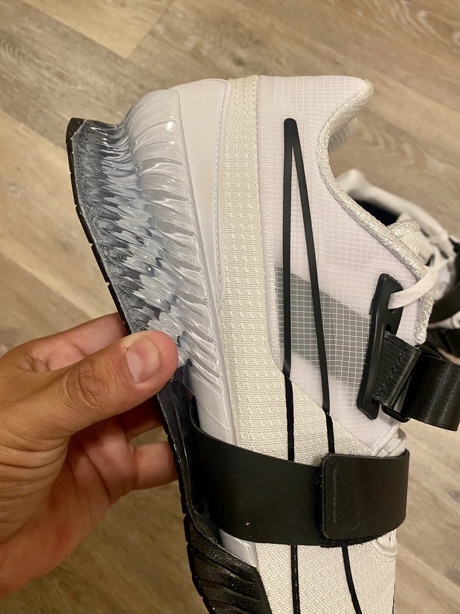◆Nike◆ Romaleo 4 Weightlifting Shoe CD3463-101 Nike Romaleos 4 'White Black' Weightlifting Shoes SAMPLE