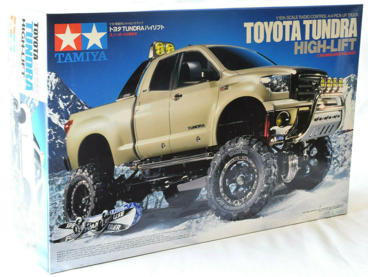 Tamiya Toyota Tundra High-Lift 1/10 4WD Electric RC Truck Kit 58415