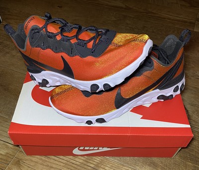 nike react element 55 black and orange