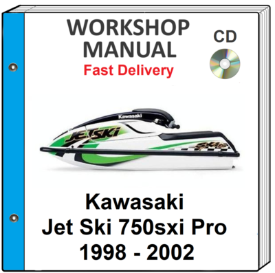 KAWASAKI JET SKI 750SXi PRO 1998 1999 2000 2001 SERVICE REPAIR