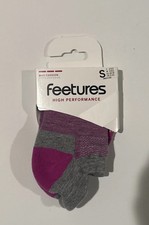 Feetures Socks High Performance Max Cushion No Show Tab Vivid Violet Small