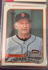 1989 Topps - Team Checklist Roger Craig #744