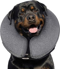 MIDOG Dog Cone Collar, Inflatable Dog Neck Donut Collar Alternative After Surger