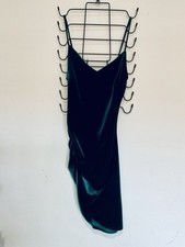 WINDSOR Emerald Green Velvet MiniSlip Dress Size Small