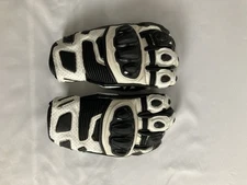 Cortech Sector Pro ST Mens Leather Motorcycle Gloves BL/Wh size Men’s L/10 