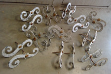 Vintage Lot of 22 Shutter Dogs/Aluminum S-Brackets for holding shutters open.