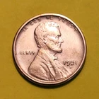 1921-S Lincoln Wheat Cent Small Cent 1c BN Business Strike San Francisco KM#132