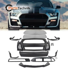 Fits 2015-2017 Ford Mustang GT500 Style Front Bumper Kit Conversion replacement