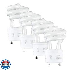 SLEEKLIGHTING 13Watt T2 Spiral CFL GU24 2 Prong Light Bulb Base 2