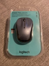 New Logitech M325 Wireless Mouse, Celebration Black, Silver, Blue, Purple, Gold