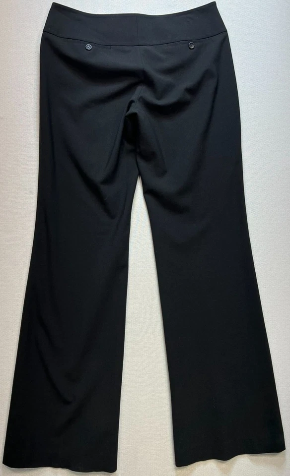 Pantalones acampanados Express Design Studio para mujer Editor elásticos talla 6/L negros Foto 2 de 4