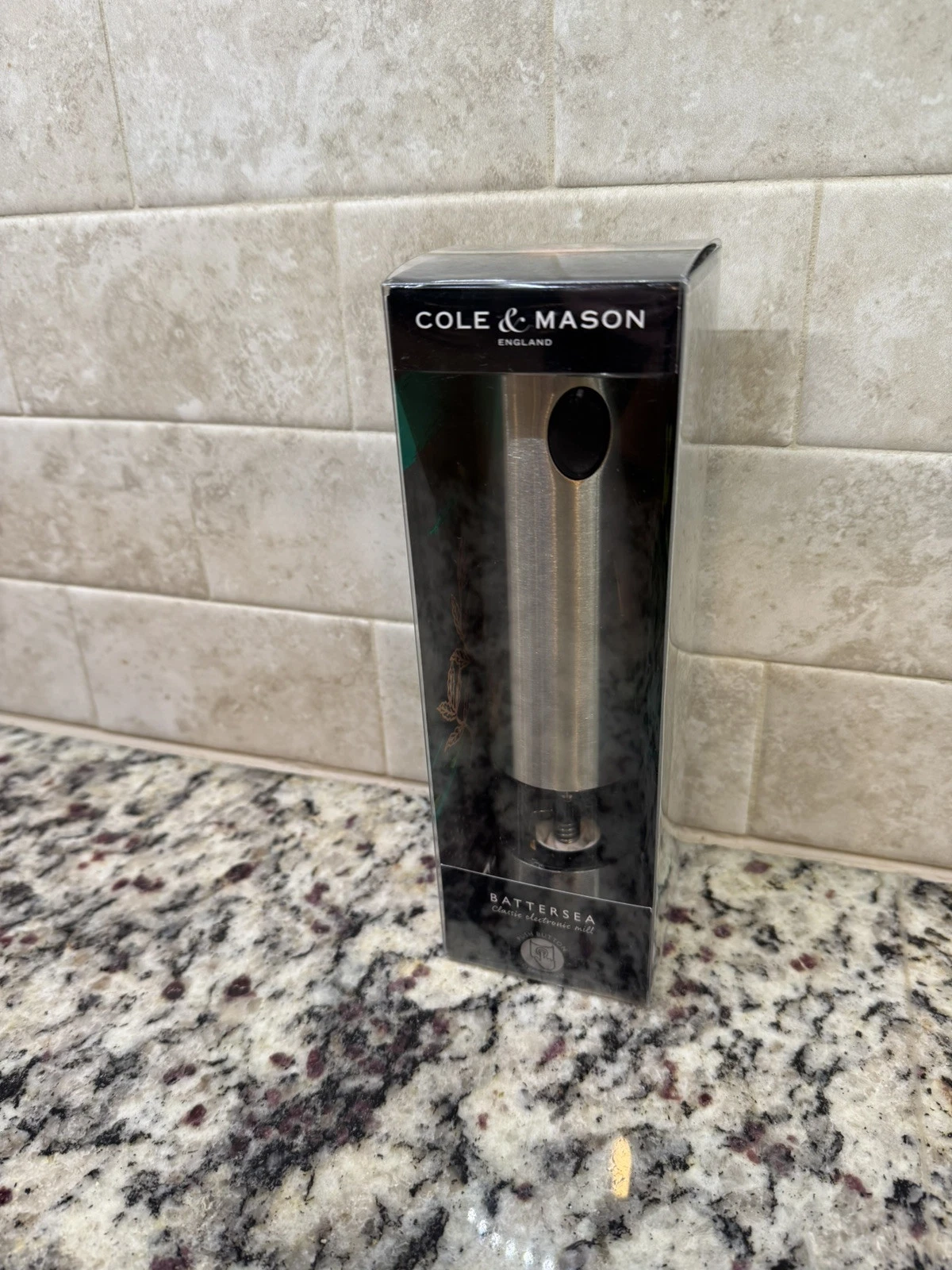 Cole & Mason Battersea Classic Electronic Mill Salt Or Pepper Wow Fast Ship