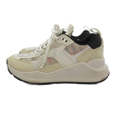BURBERRY  Sean Low Cut Sneakers Shoes Suede 37.5 From Japan