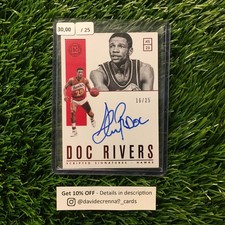 Doc Rivers 2018-19 Panini Encased #SC-DRV Auto Scripted Signatures Red - 16/25