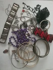 Vintage to Modern Wear or Repurpose Costume Jewelry Lot necklaces bangles etc!