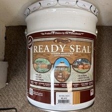 Ready Seal 512 5-Gallon Pail Natural Cedar Exterior Stain and Sealer for Wood