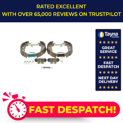 Brake Shoes Set fits FIAT MULTIPLA 186 1.9D 99 to 10 Genuine Bosch Guaranteed