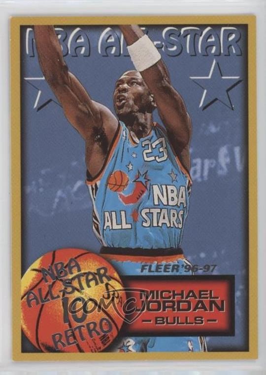 1996-97 Fleer NBA All-Star Retro Michael Jordan #282 HOF