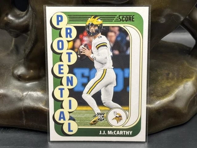 2024 Score #10 J.J. McCarthy Protential Pink Minnesota Vikings