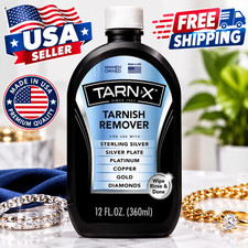 Tarnish Remover, 12 oz. Bottle, Platinum, Copper, Gold, Diamond, Silver Plate, a