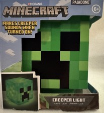 PALADONE MINECRAFT CREEPER LIGHT-W.SOUNDS 4 INCH-NEW-BOX HAS DAMAGE