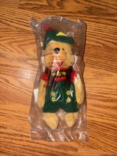 The Disney Store Plush Oktoberfest Winnie The Pooh 8" Mini Bean Bag Plush