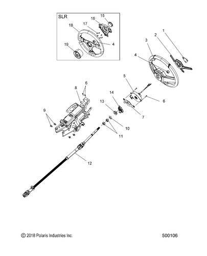 Polaris Clock Spring Module, 2CKT, Genuine OEM Part 4016020, Qty 1 - Foto 5 di 5