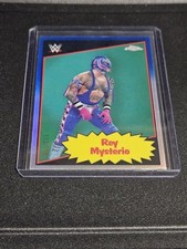 2025 Topps Chrome WWE Rey Mysterio 1985 Blue Refractor /150