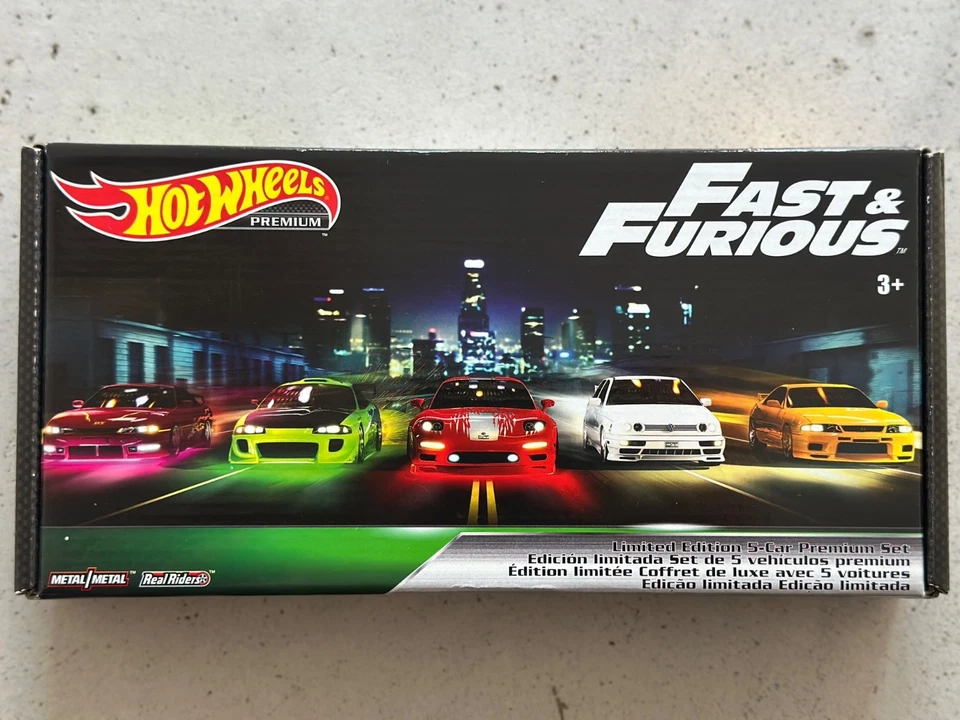 2019 Hot Wheels Premium Fast and Furious ORIGINAL FAST BOX SET Real Riders - Image 2 of 4