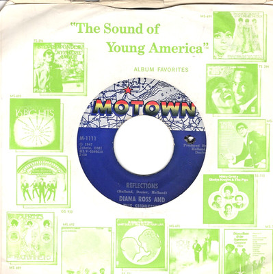 DINA ROSS & THE SUPREMES:  REFLECTIONS / GOING DOWN FOR THE THIRD TIME, 45 7950