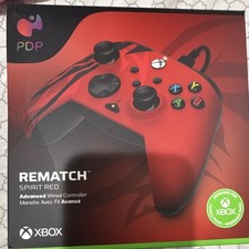 PDP Rematch Spirit Red Wired USB-C Controller...
