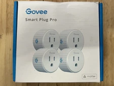Govee Dual Smart Plug, 15A WiFi Bluetooth Outlet 4 Pack