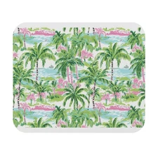 Tropical Paradise Mouse Pad, Palm Tree Desk Accessory, Beach Inspired Mousepad
