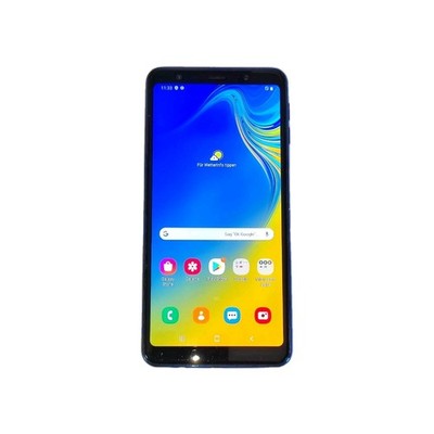 Smartphone Samsung Galaxy A7 (2018) DUOS Blau 64Gb + 64Gb mSD  TOP GERÄT! #7205