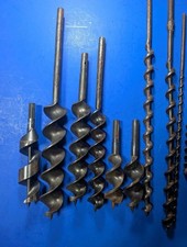 Vintage Wood Auger Bits USA Made Irwin, Greenlee