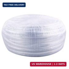 PVC Tubing 1/2"ID X 5/8"OD Flexible Clear Vinyl Hose 50 Feet for Food Gr