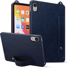 Slim Case for Apple Ipad Air 13 Inch M2 2024, PU Leather Lightweight Hand Strap
