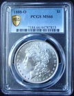 1888-O Morgan Silver Dollar - PCGS MS 66 - Gold Shield