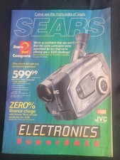 Catalogue électronique supervente Sears vintage 1997 bon état magazine 24 pages