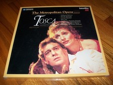 TOSCA 2-Laserdisc LD BOXED SET EXCELLENT PUCCINI OPERA PLACIDO DOMINGO STARS