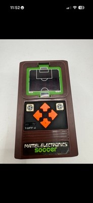 TESTED WORKING Vintage 1978 Mattel Electronics Soccer   Battery Cover Missing