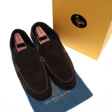 Di Bianco NWB Slippers / Casual Drivers Size 45 (US 12) in Brown Suede