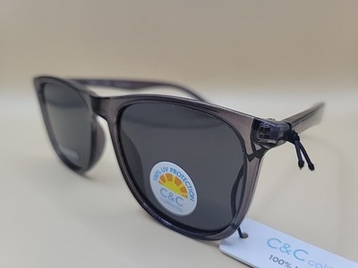 C&C California Gray Sunglasses Dark Lenses 100% UV Protection SG4