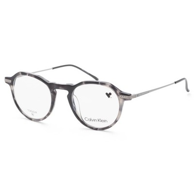 Calvin Klein Men's 48 mm Grey Havana Opticals CK23532T-025