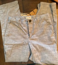 Cat  Jack Boys Size 10 Cotton Dress Pants Chinos Bottoms Straight Gray
