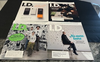I.D. 2007-8 International Design Magazine - Lot of 4 Doshi Levien, Chris Hacker