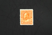 Canada #122 1$ OG MH-F-VF Orange King George V 