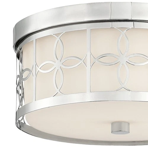 Crystorama Lighting Group ANN-2105 Anniversary 2 Light 14"W Flush - Nickel - Picture 8 of 9