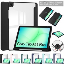 Smart Case Stand Cover With Pencil Holder For Samsung Galaxy Tab A11 11.0 X230