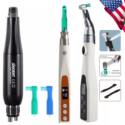 Dental Cordless Hygiene Prophy Handpiece/4:1 Polishing Motor /Straight Cone SA
